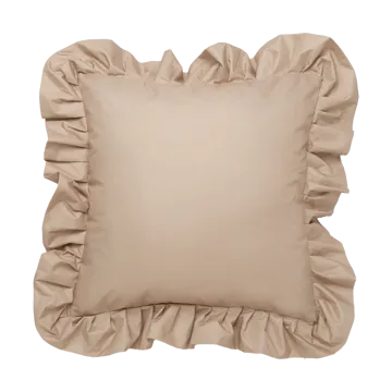 Garden Glory Outdoor pute med volang 45x45 cm - Beige - Garden Glory