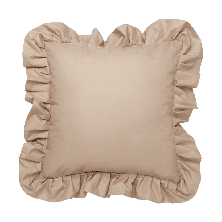 Garden Glory Outdoor pute med volang 45x45 cm - Beige - Garden Glory