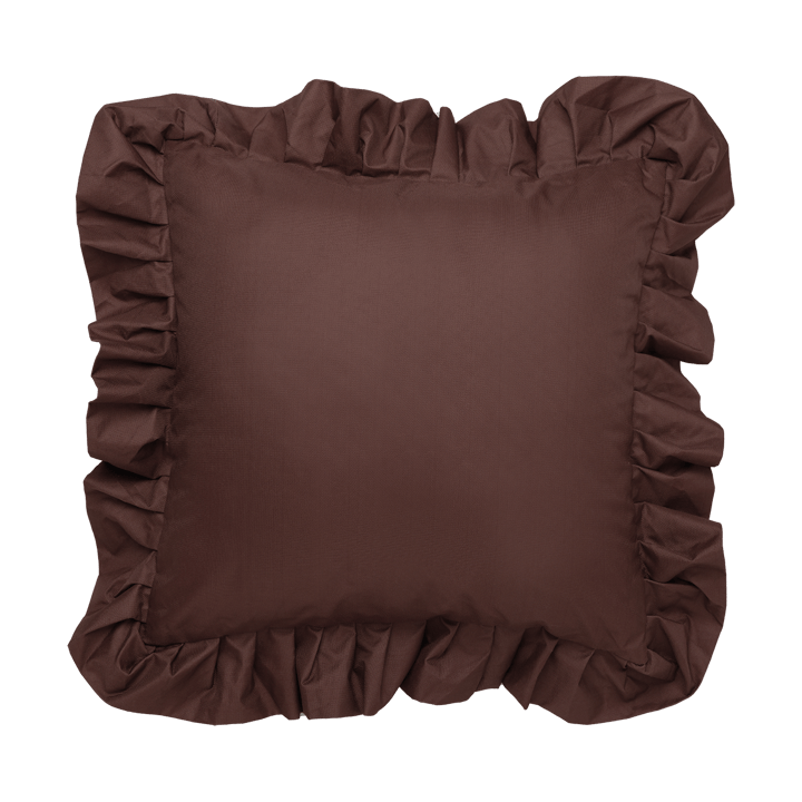 Garden Glory Outdoor pute med volang 45x45 cm - Brown - Garden Glory