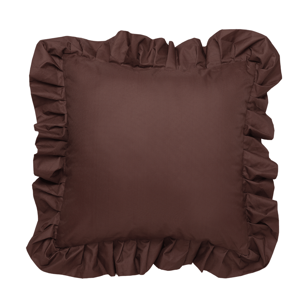 Bilde av Garden Glory Garden Glory Outdoor pute med volang 45x45 cm Brown