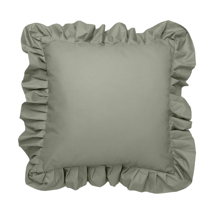Garden Glory Outdoor pute med volang 45x45 cm - Green - Garden Glory