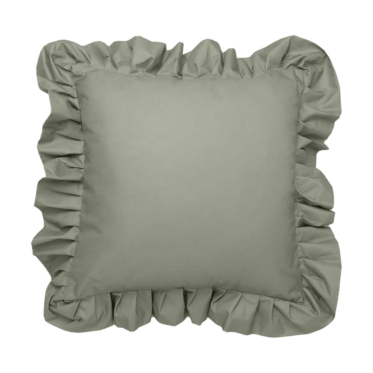 Bilde av Garden Glory Garden Glory Outdoor pute med volang 45x45 cm Green