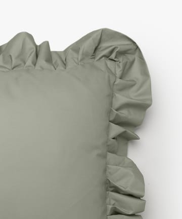 Garden Glory Outdoor pute med volang 45x45 cm - Green - Garden Glory