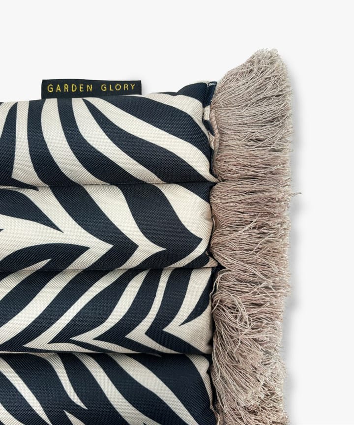 Garden Glory Outdoor sittepute benk, Zebra fringe Garden Glory