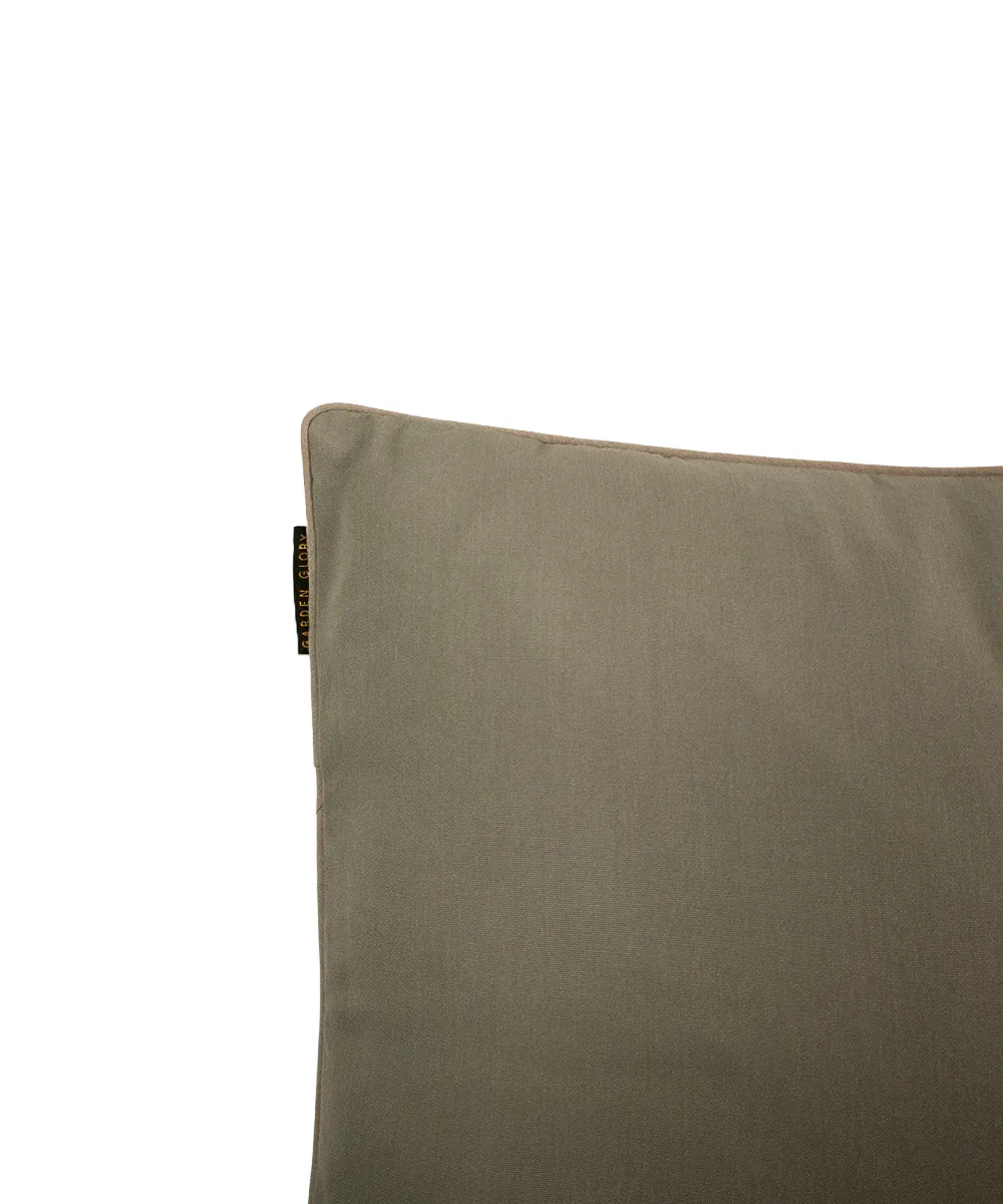 Garden Glory pute, Eucalyptus grønn med beige kant 50x70 cm Garden Glory