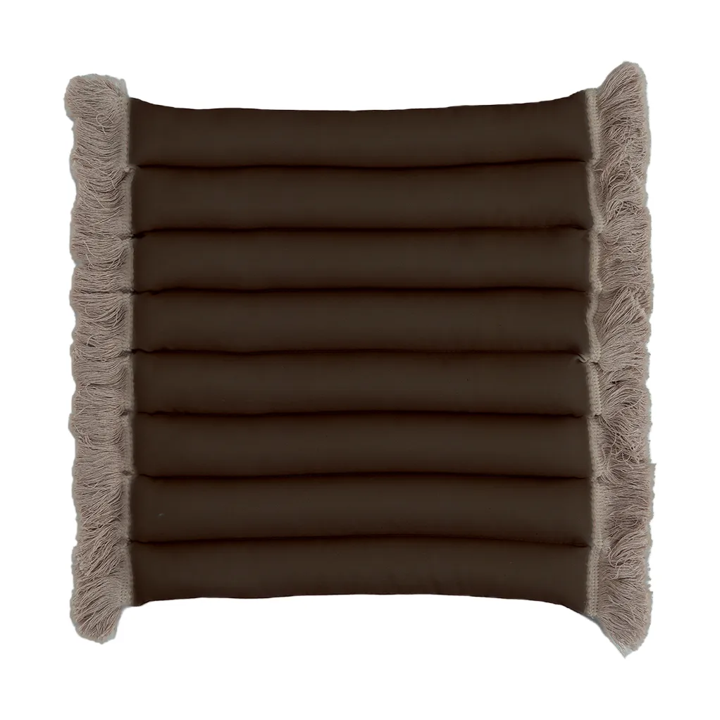 Garden Glory sittepute med frynser, Beige, beige frynser, 38x40 cm Garden Glory