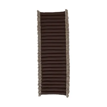 Garden Glory sittepute med frynser - Brun, beige frynser, 38x120 cm - Garden Glory