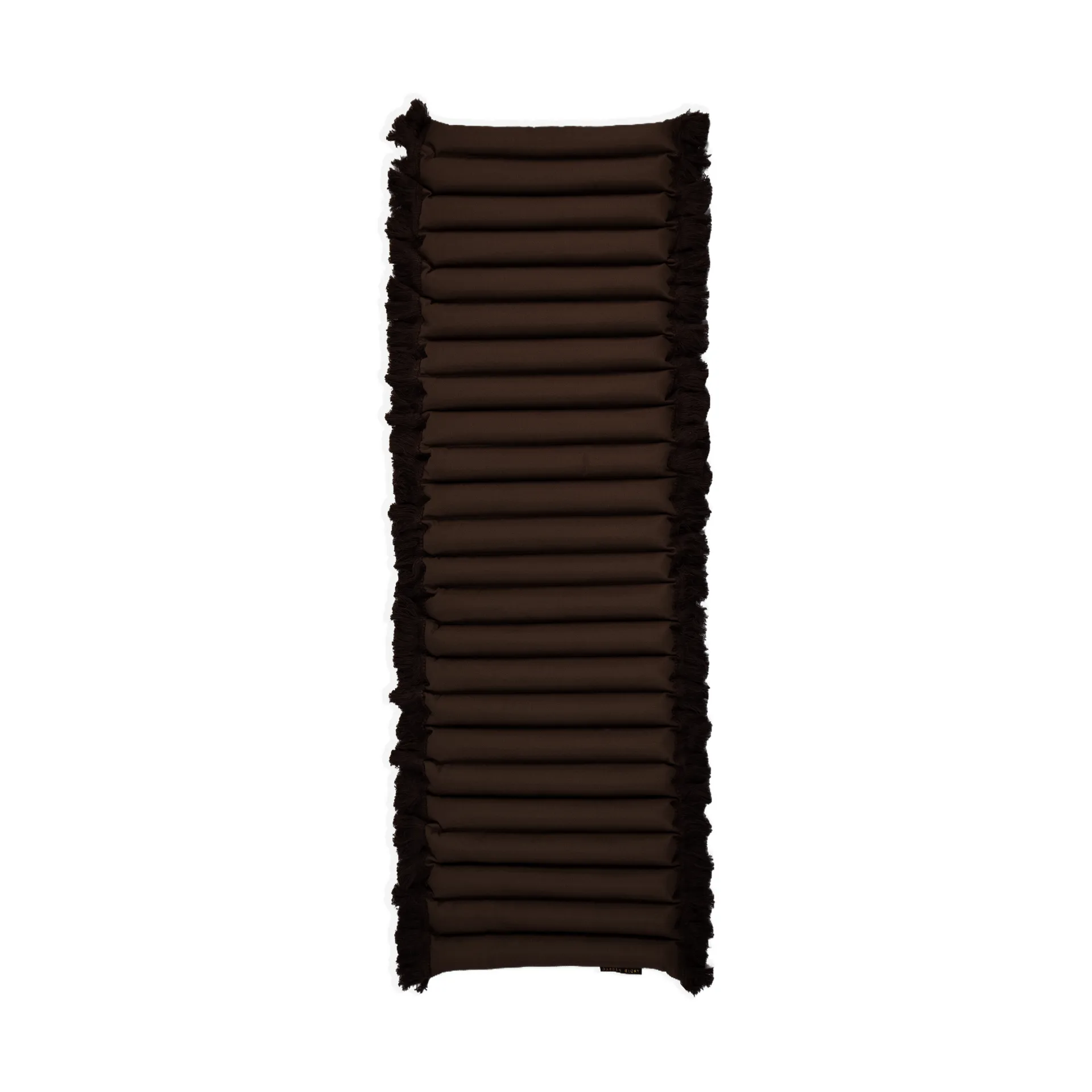 Garden Glory sittepute med frynser, Brun, brun frynser, 38x120 cm Garden Glory