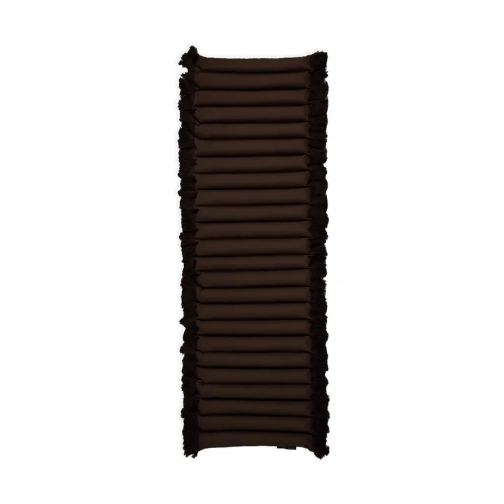 Garden Glory sittepute med frynser - Brun, brun frynser, 38x120 cm - Garden Glory