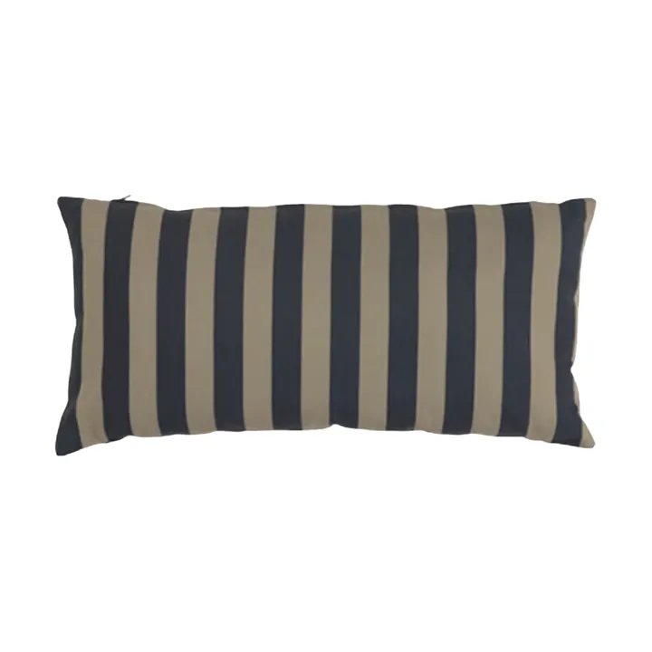 Garden Glory stripete pute - Svart-beige, 25x50 cm - Garden Glory