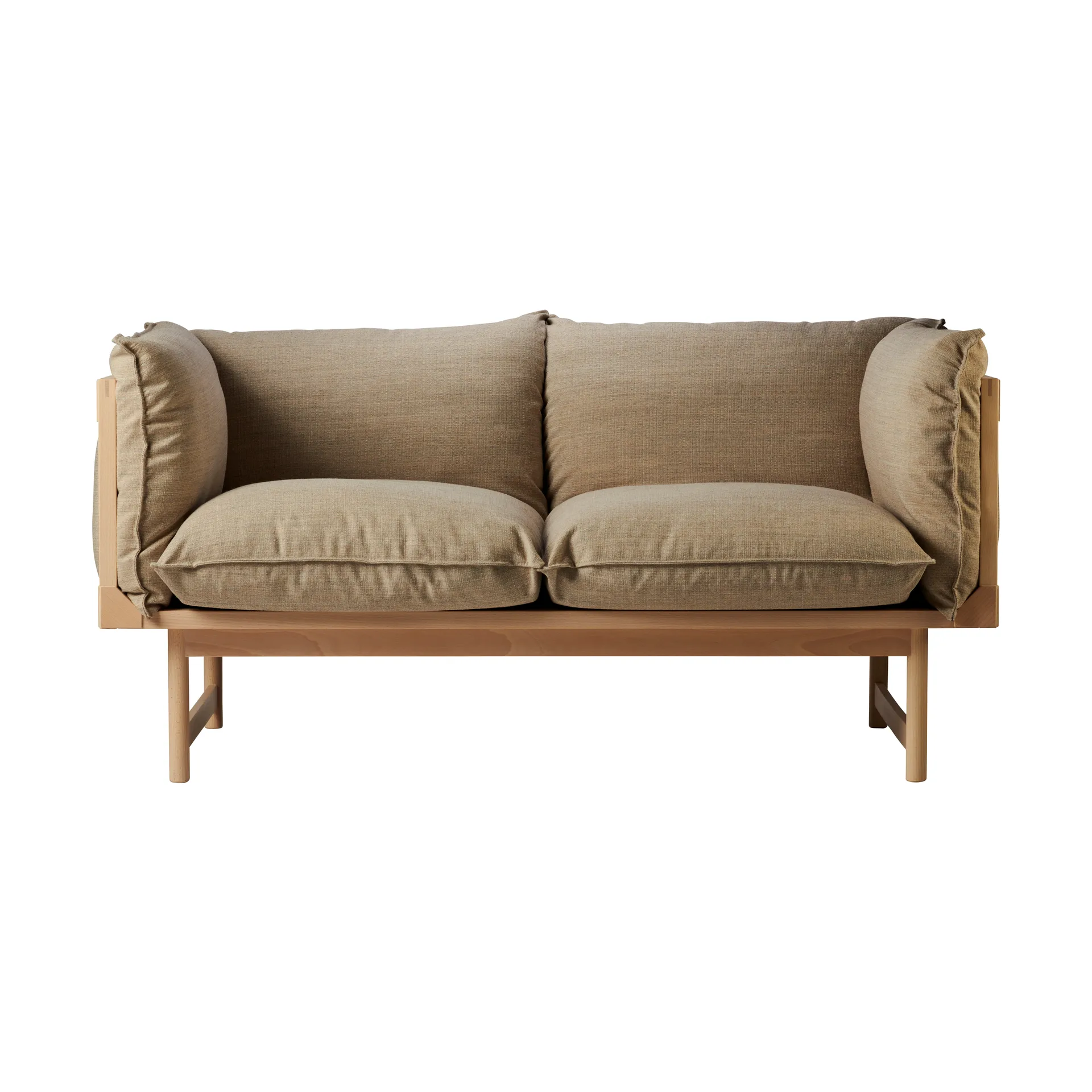 Bleck 2-seters sofa, Bøk-white-foss 0212 Gärsnäs