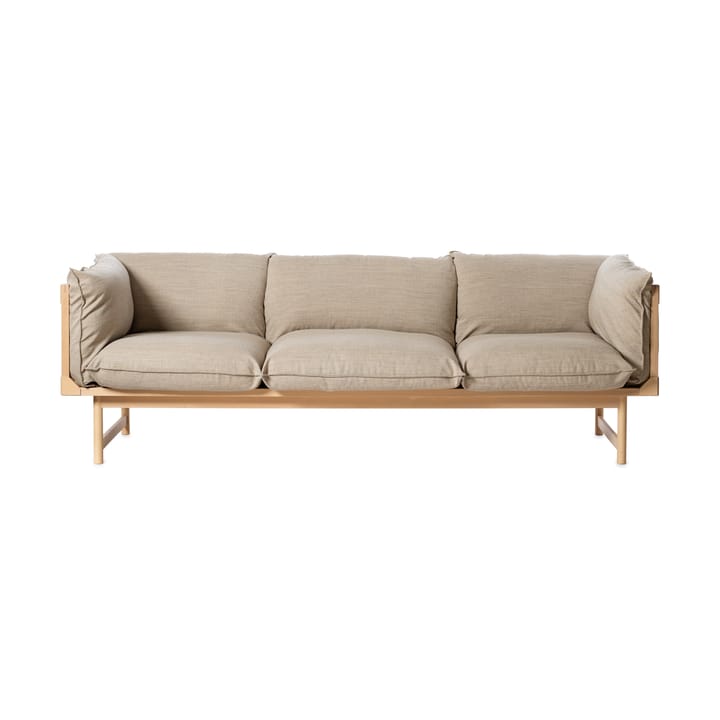 Bleck 3-seters sofa - Bøk-white-foss 0212 - Gärsnäs