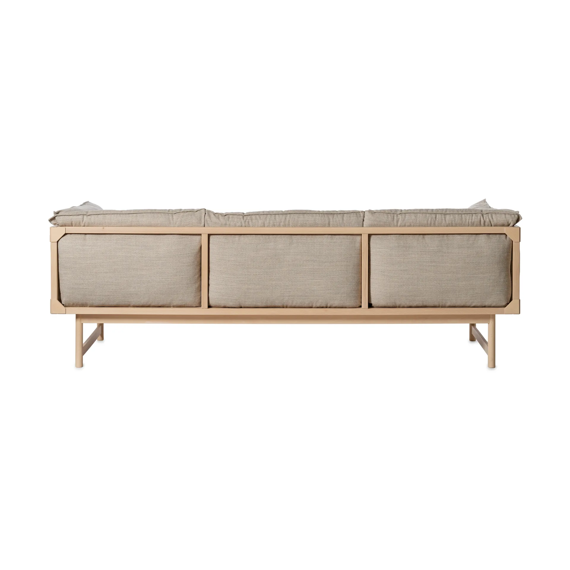 Bleck 3-seters sofa, Bøk-white-foss 0212 Gärsnäs