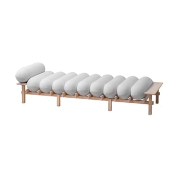 Dag Daybed - Bøk-Barnum bouclé 01 Off white - Gärsnäs