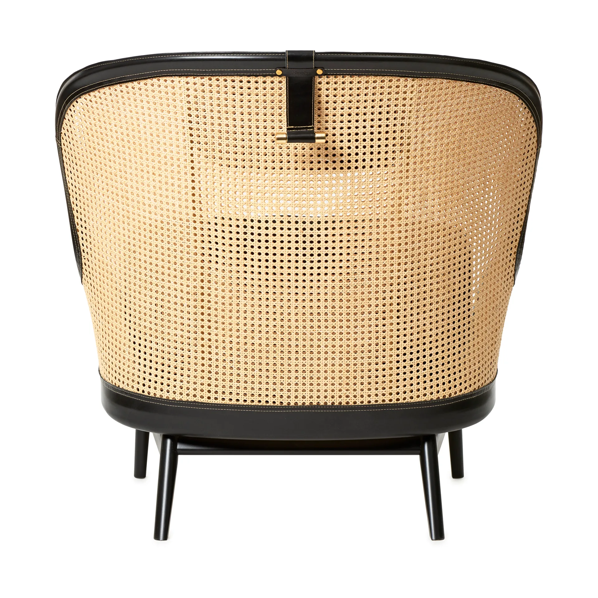 Dandy lenestol, Bøk-sv bets-tärnsjö skinn svart Gärsnäs