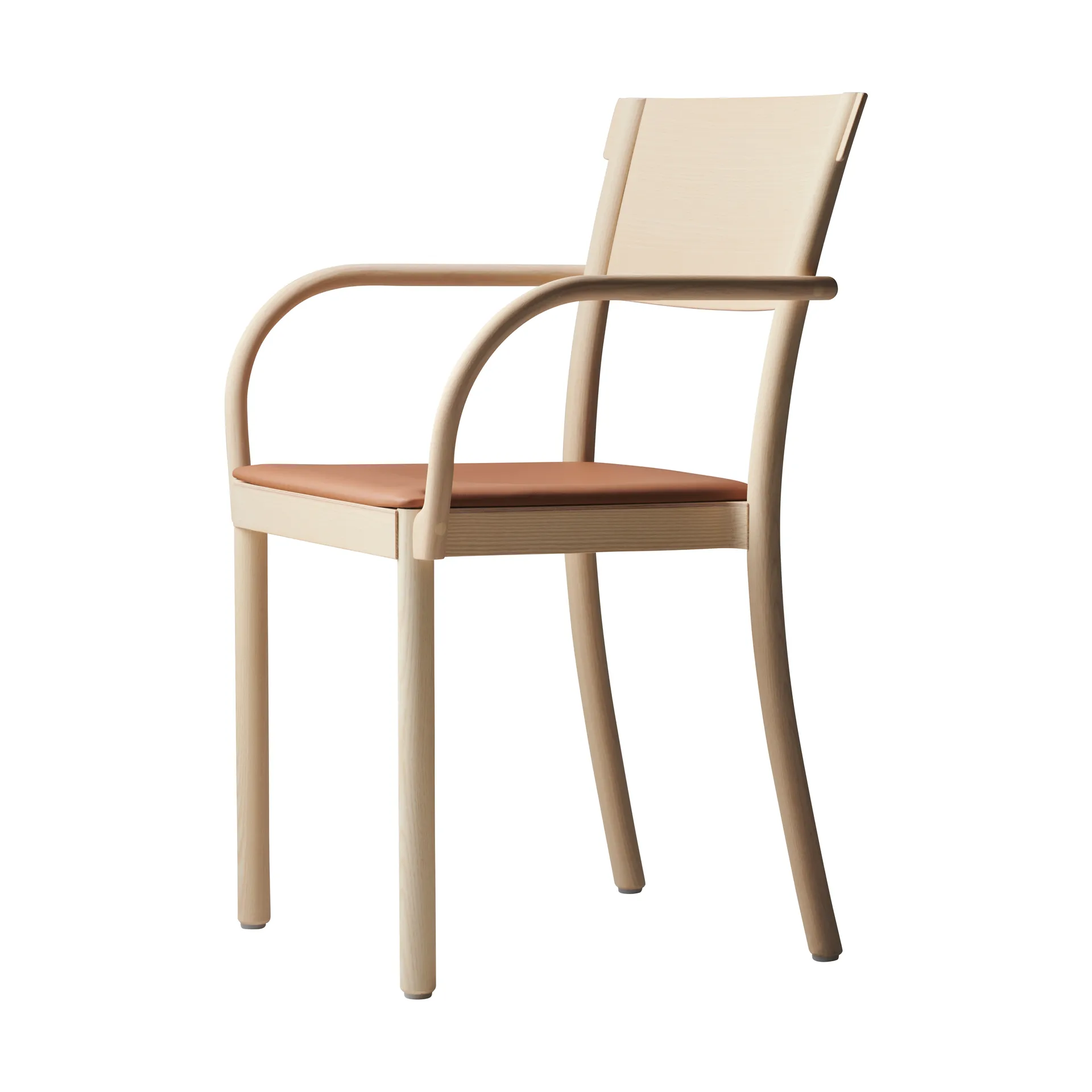 Light & Easy karmstol, Ask-hvit-elmosoft 33077 Gärsnäs