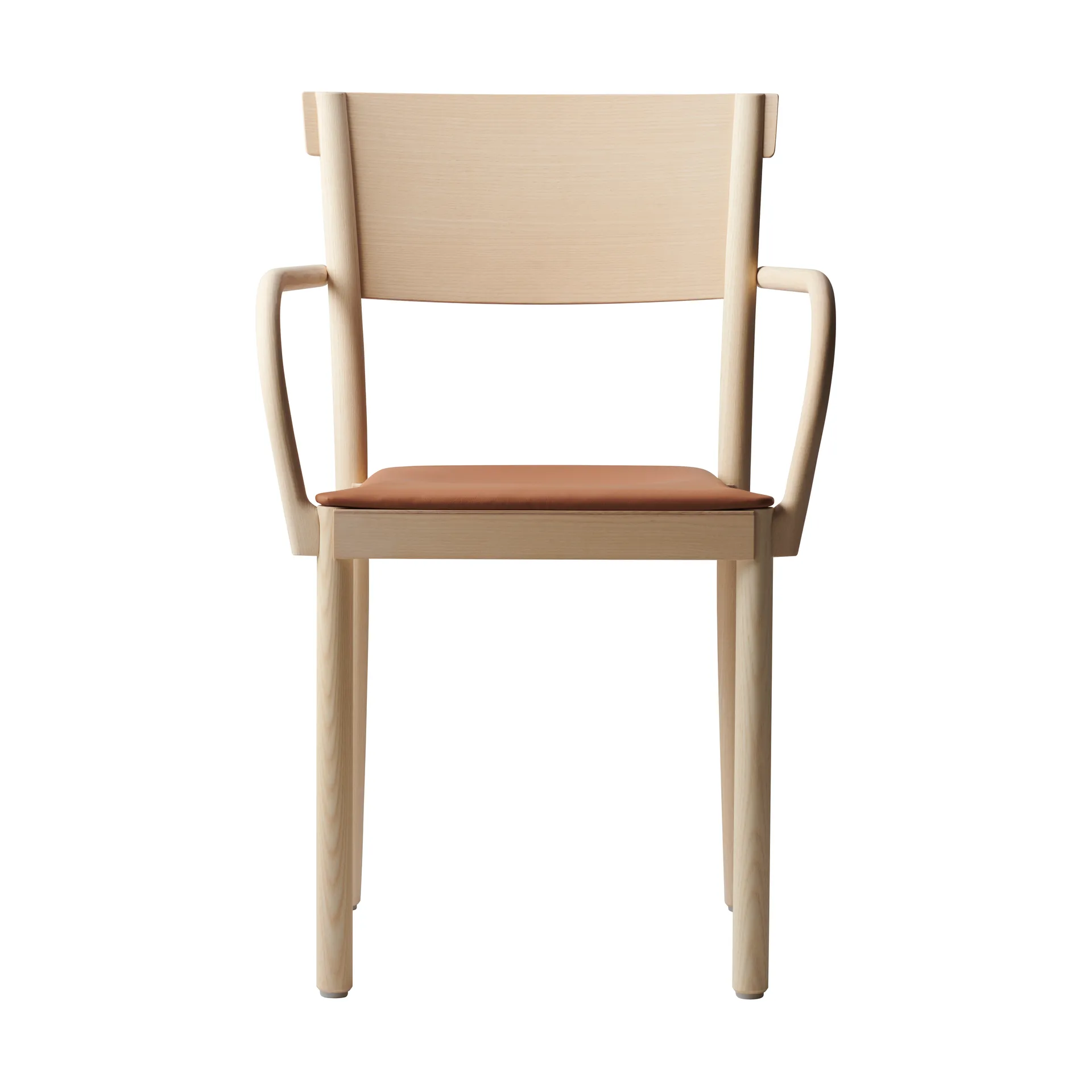 Light & Easy karmstol, Ask-hvit-elmosoft 33077 Gärsnäs