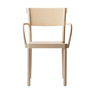 Light & Easy karmstol - Ask-hvit-sete i finér - Gärsnäs