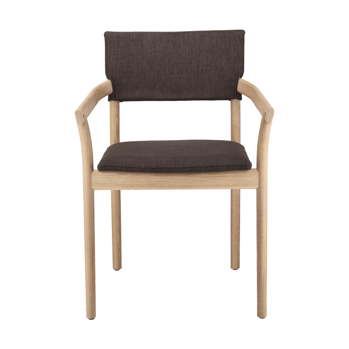 Gärsnäs Vyn karmstol polstret rygg Monocoat natural-Lido 46 mull