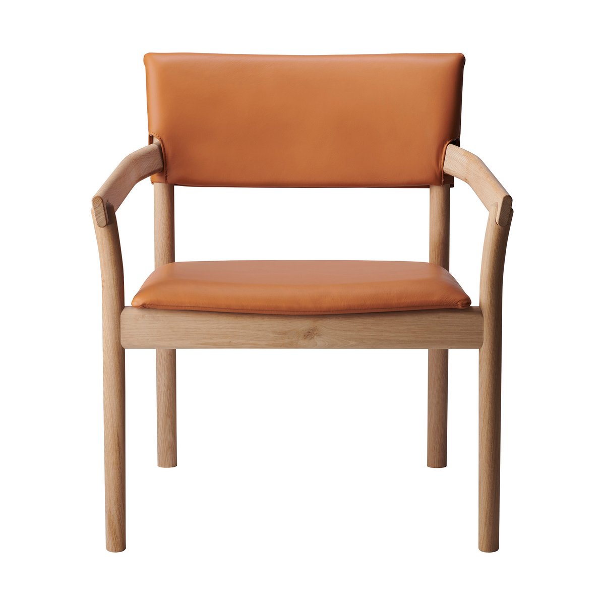 Gärsnäs Vyn lenestol polstret rygg Monocoat natural-Elmosoft 43283