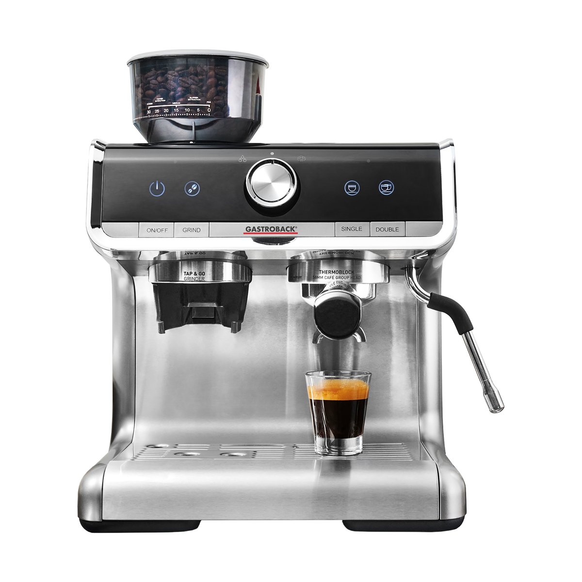 Gastroback Design 42616 Barista espressomaskin pro Silver