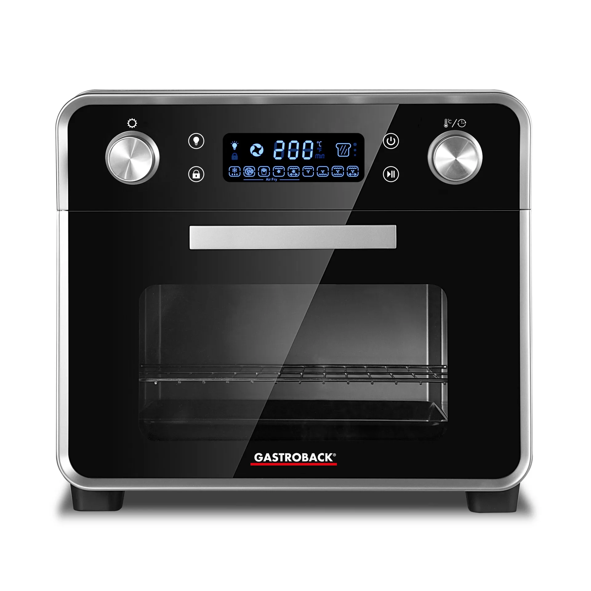 Gastroback Design 42815 ovn og airfryer 5-i-1, Silver Gastroback
