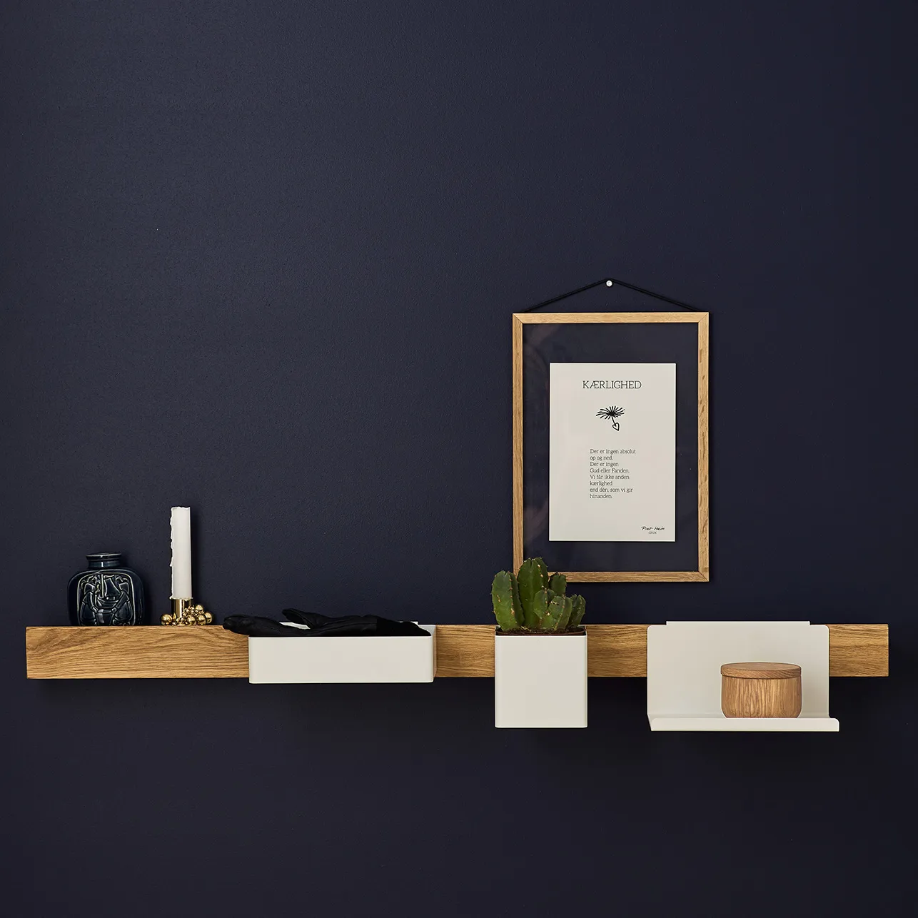 Flex Box liten 10,5 cm, Hvit Gejst