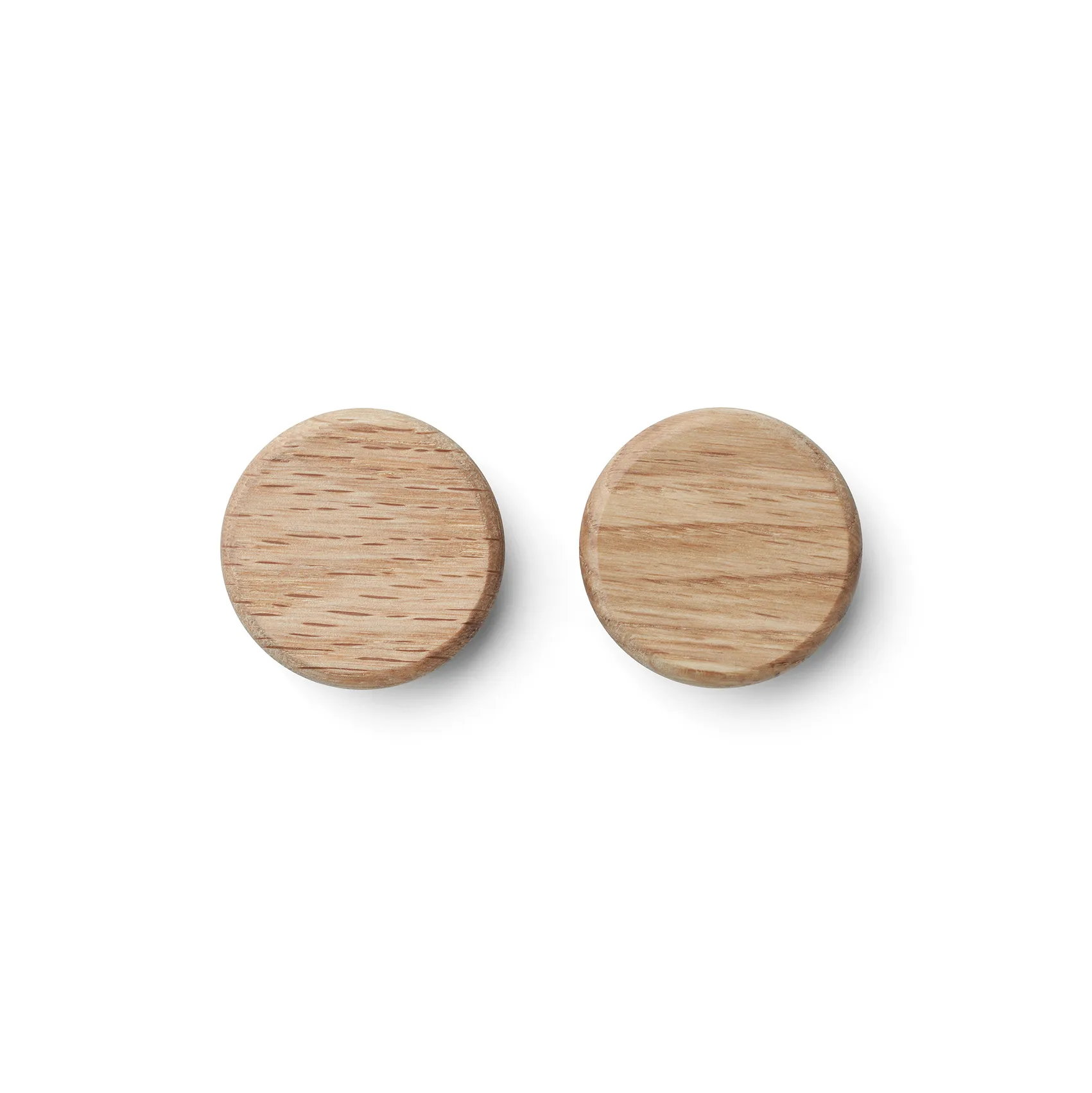 Flex Button knotter til magnetlist 2-pk, Eik Gejst