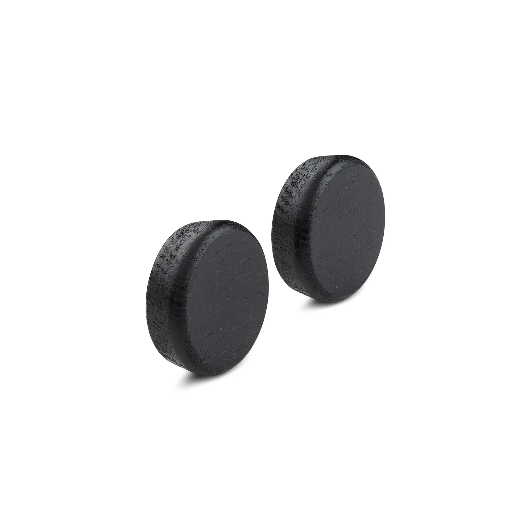 Flex Button knotter til magnetlist 2-pk, Svartbeiset eik Gejst