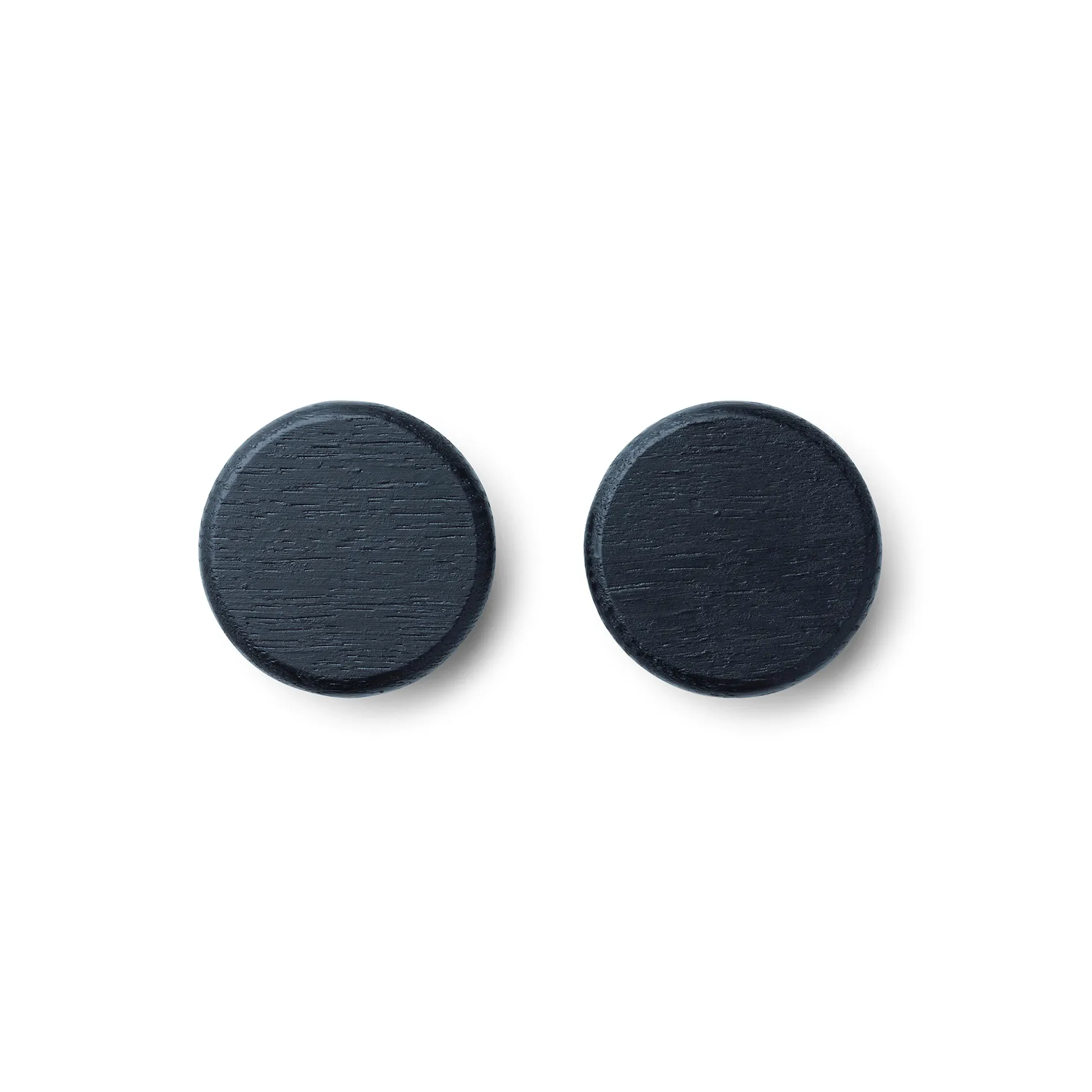 Flex Button knotter til magnetlist 2-pk, Svartbeiset eik Gejst