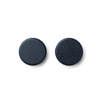 Flex Button magnet 2-stk. - Svartbeiset eik - Gejst