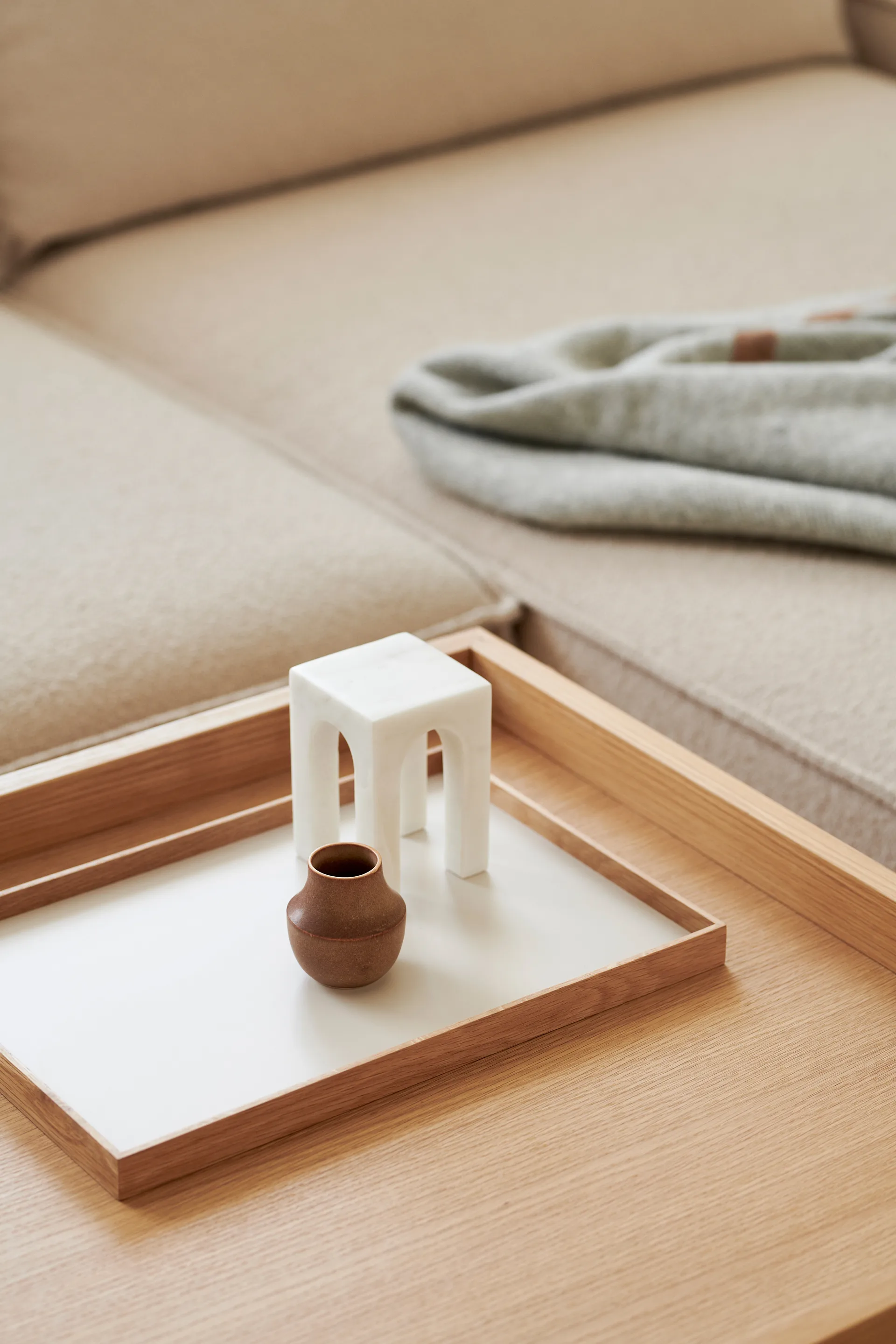 Frame brett medium 23 x 34 cm, Eik-beige Gejst