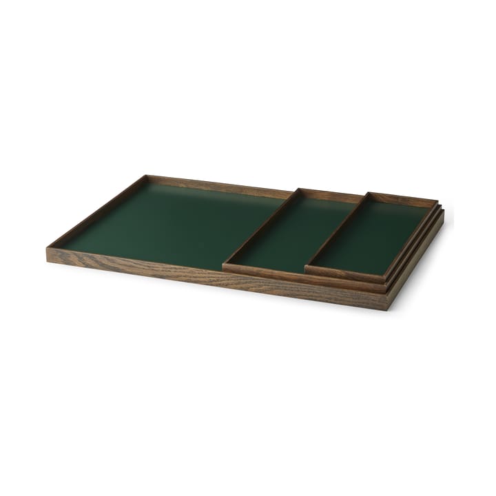 Frame brett small 11x32,4 cm, Røkt eik-grønn Gejst