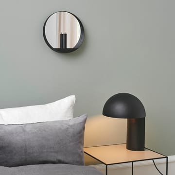 Glim speil/lysestake Ø28 cm - Svart - Gejst