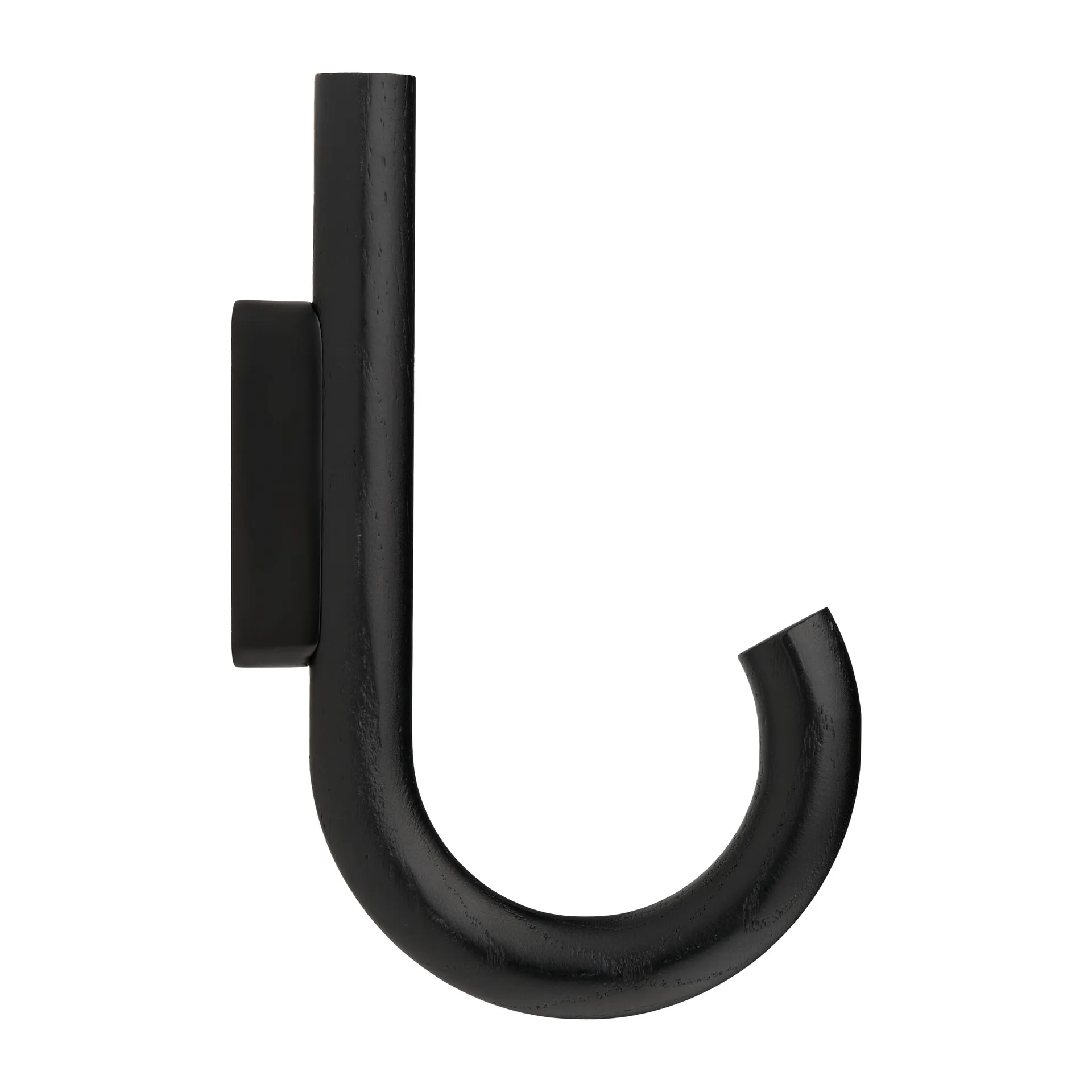Hook krok 19 cm, Sortbeiset eik-svart Gejst