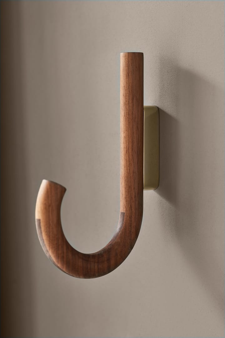 Hook krok 19 cm, Valnøtt-messing Gejst