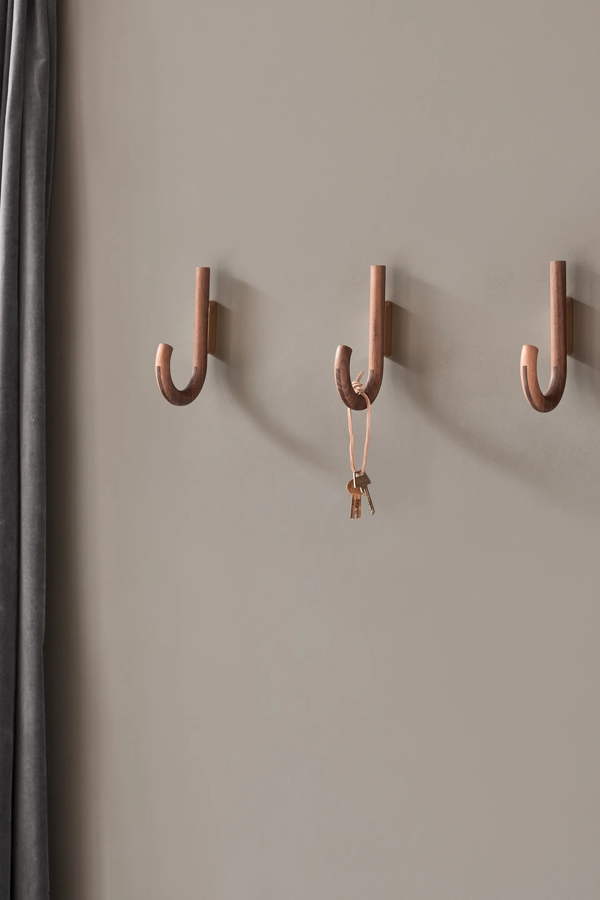 Hook krok 19 cm, Valnøtt-messing Gejst