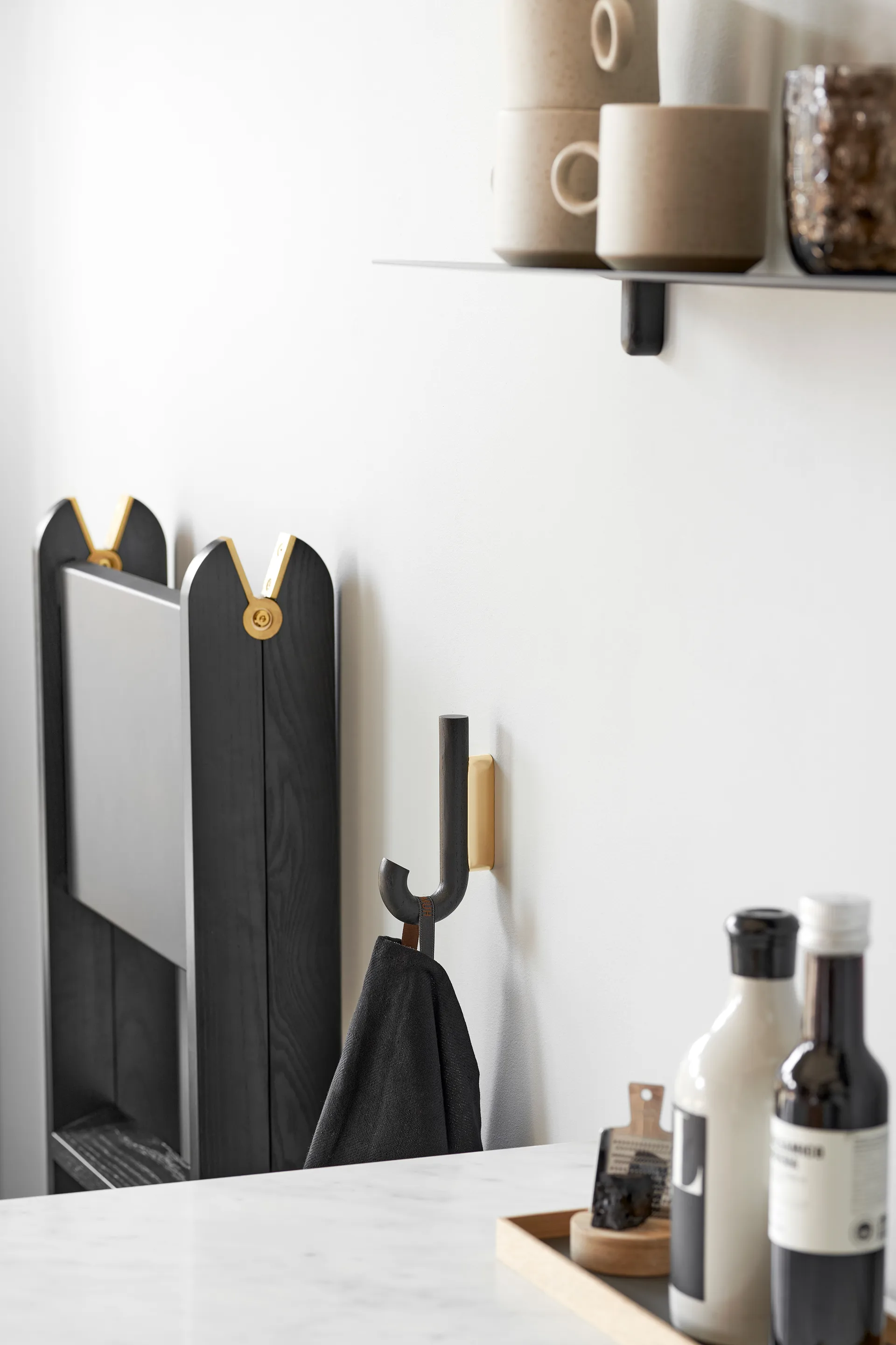 Hook krok mini 13,3 cm, Svart eik-messing Gejst