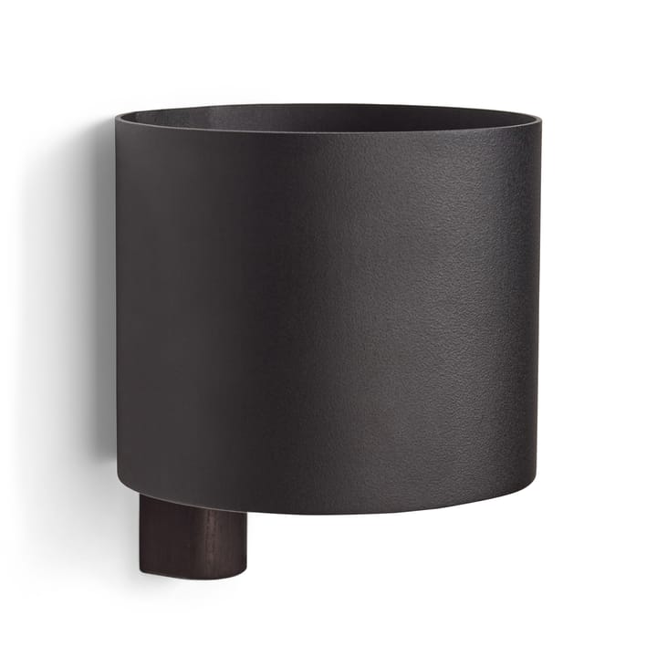 Kollage blomsterkrukke Ø 14 cm, Svart-eik Gejst