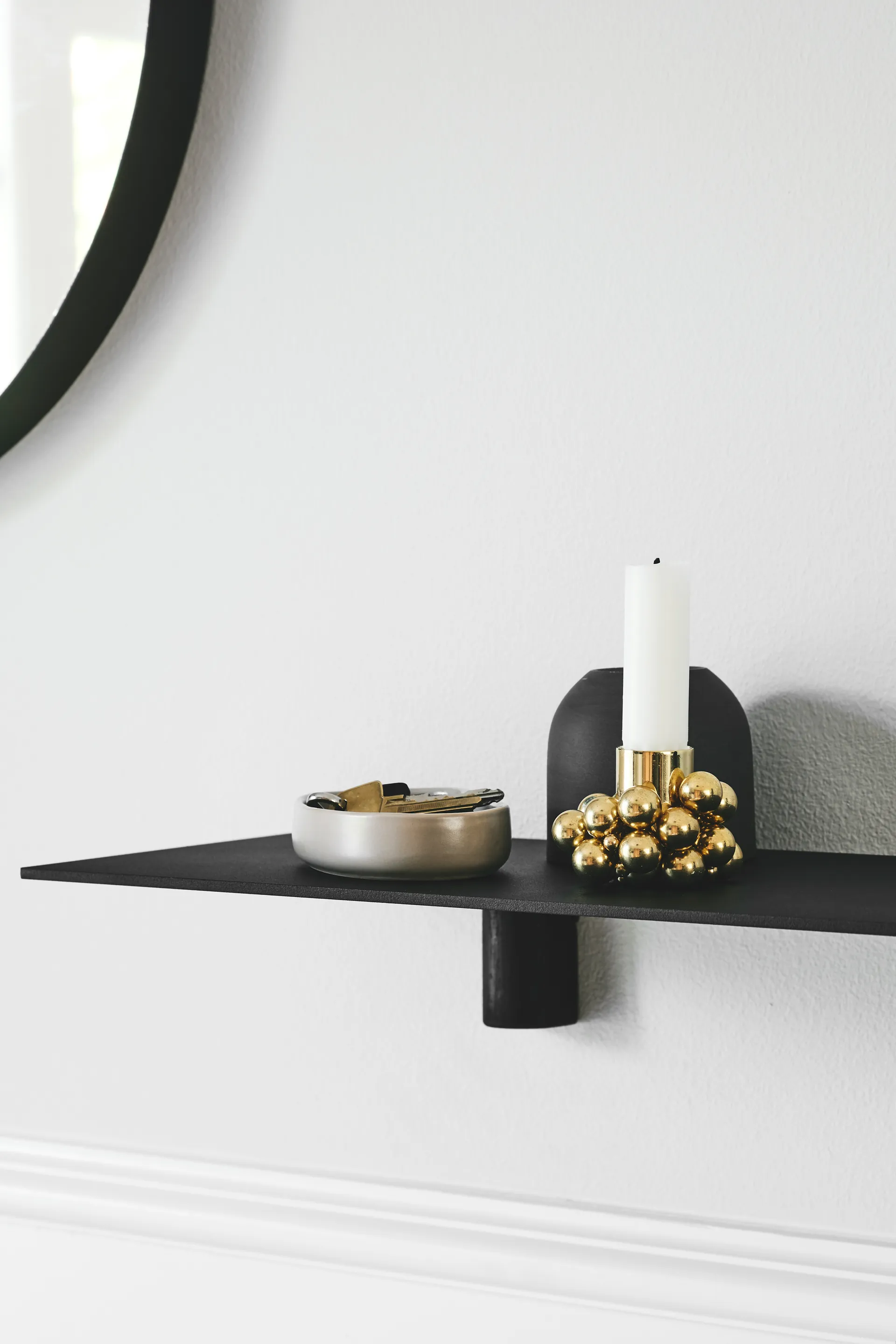 Kollage hylle 60 cm, Svart Gejst