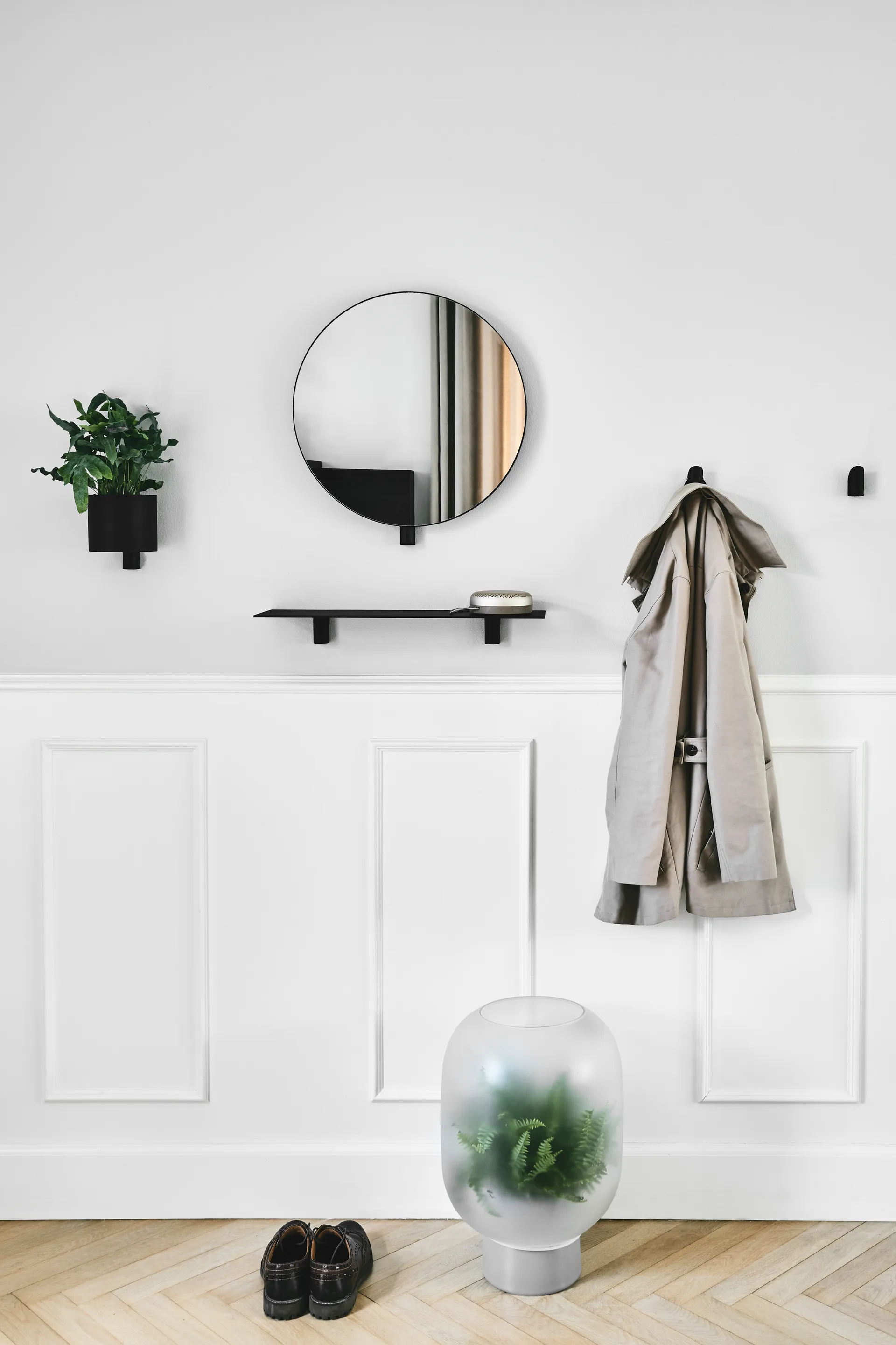 Kollage hylle 60 cm, Svart Gejst