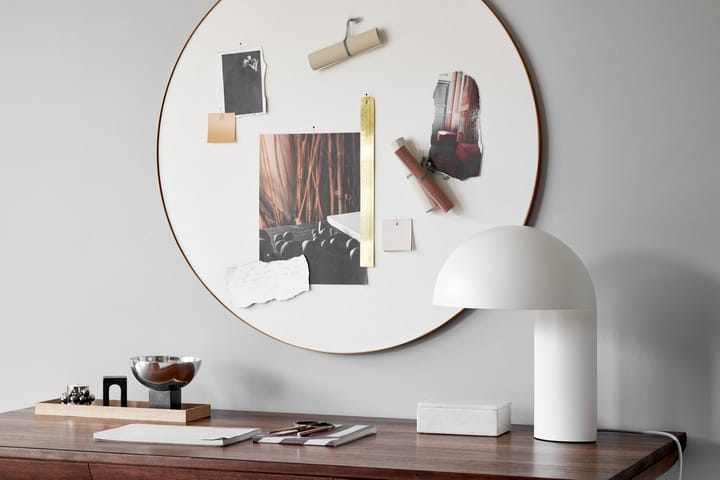 Leery bordlampe 40 cm, Hvit Gejst