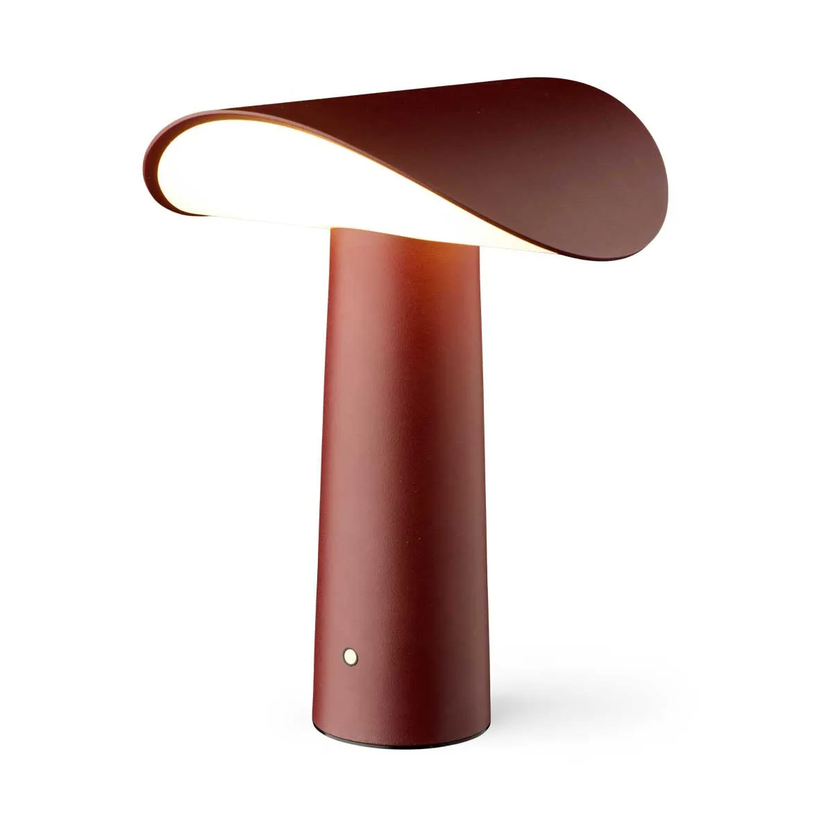 Lium bærbar bordlampe 22,5 cm, Burgundy Gejst