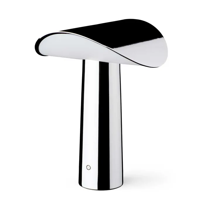 Lium bærbar bordlampe 22,5 cm - Chrome - Gejst