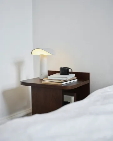 Lium bærbar bordlampe 22,5 cm - Warm grey - Gejst