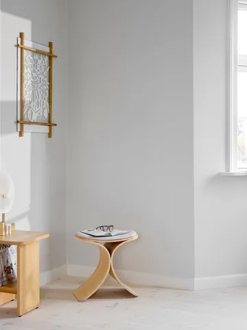 Luno krakk 48x28x72 cm - Eik-beige tekstil - Gejst