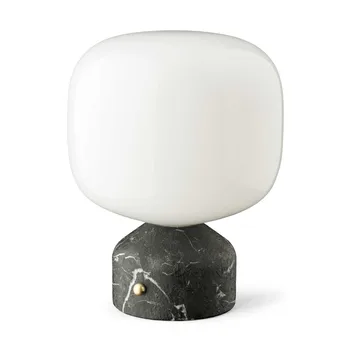 Meemo portabel bordlampe 23 cm - Black marble - Gejst