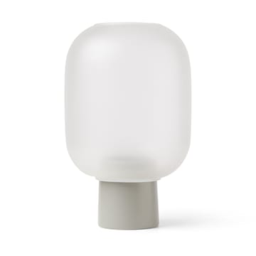 Nebl krukke med frostat glass stor Ø25 cm - Grå - Gejst