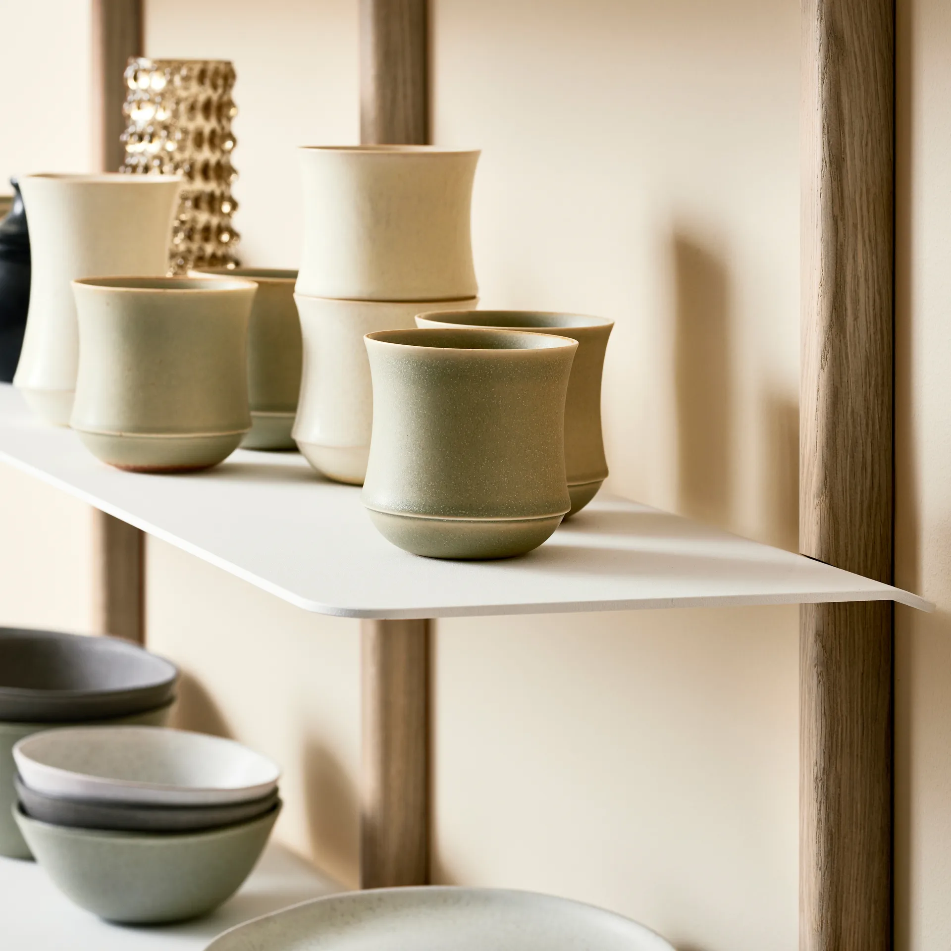 Nivo hylle D large, Lys eik-hvit Gejst