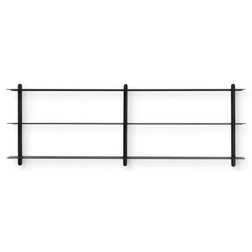 Nivo hylle D - Svartbeiset ask-svart - Gejst